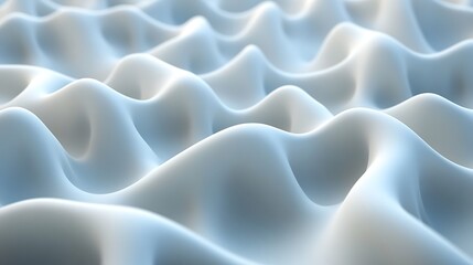 Obraz premium Abstract 3D Wavy Surface Rendering
