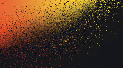 Fototapeta premium Intense orange glow against a dark background, evoking warmth.