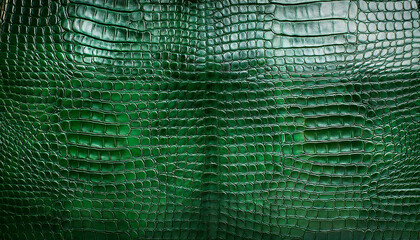 Stylish green 3d luxury alligator skin background wallpaper design