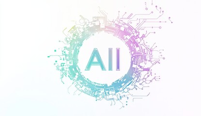 Obraz premium AI technology concept 