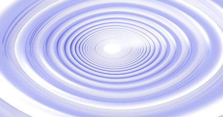 Abstract architecture background white round tunnel 3d render