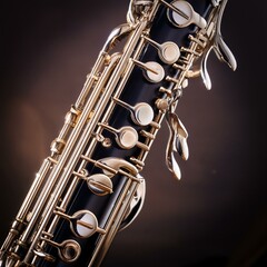 Obraz premium oboe wind instrument, AI generated