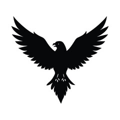 eagle in flight vector illustration