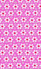 Blooming midsummer meadow seamless pattern. Plant background for fashion, wallpapers, print. A lot of different flowers on the field. Liberty style millefleurs. 