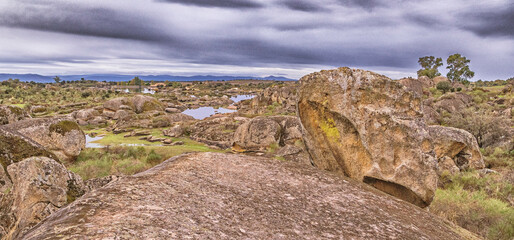 Natural Monument of Los Barruecos, Malpartida de Cáceres, Cáceres, Extremadura, Spain, Europe
