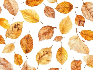 Obraz premium White surface with leaves