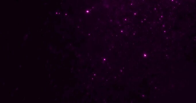 christmas violet purple sparkle glitter explosion dust particles background with bokeh, holiday happy new year and valentine day love, relationship