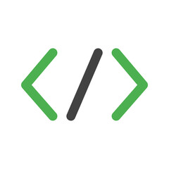 coding flat icon