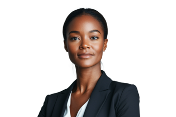Professional business woman posing confidently in studio business portrait corporate environment close-up view empowerment and leadership concept