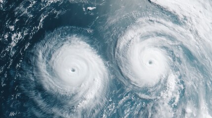 Satellite View of Extreme Weather Patterns and Tropical Cyclones