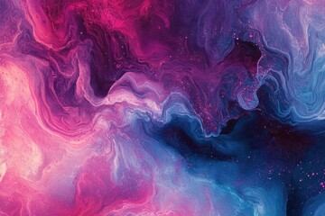 Fototapeta premium Colorful Fluid Painting Close Up