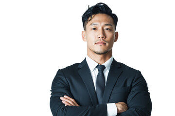 Corporate professional portrait studio photograph front view confidence and leadership