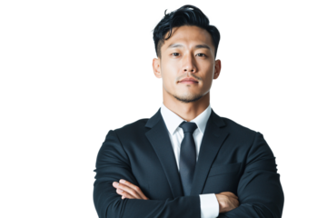 Corporate professional portrait studio photograph front view confidence and leadership