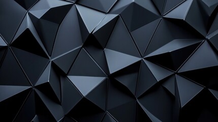 Abstract Black Triangular Pattern