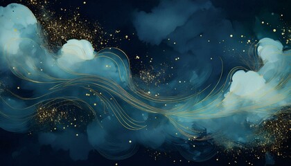 Naklejka premium 癒しをイメージした抽象的なイラスト背景