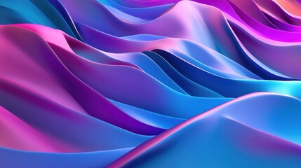 Fototapeta premium Abstract Gradient Waves
