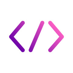 coding gradient icon