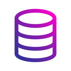 database gradient icon