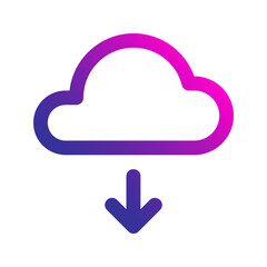 download gradient icon