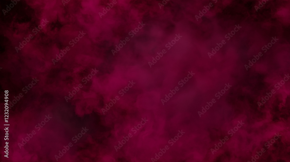 Poster dark maroon abstract background with deep organic textures blending smoke and paint effects. moody a