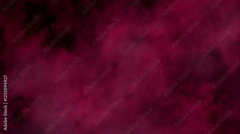 Poster dark maroon abstract background with deep organic textures blending smoke and paint effects. moody a
