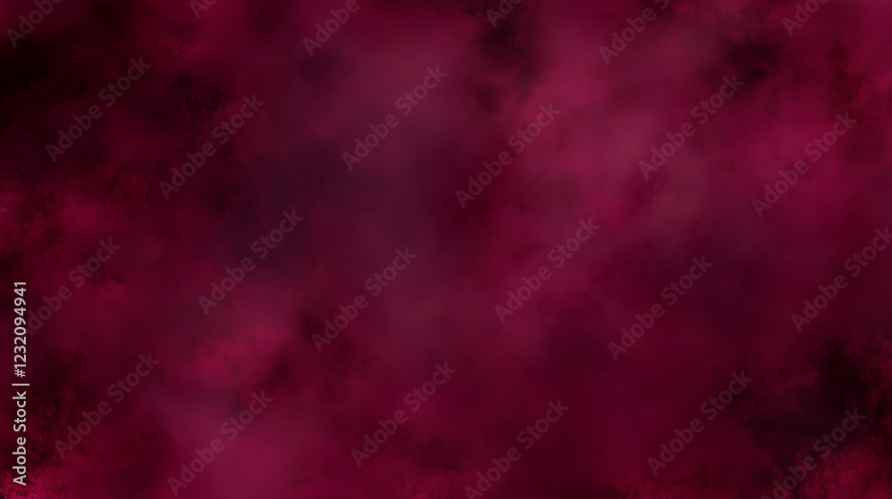 Poster dark maroon abstract background with deep organic textures blending smoke and paint effects. moody a