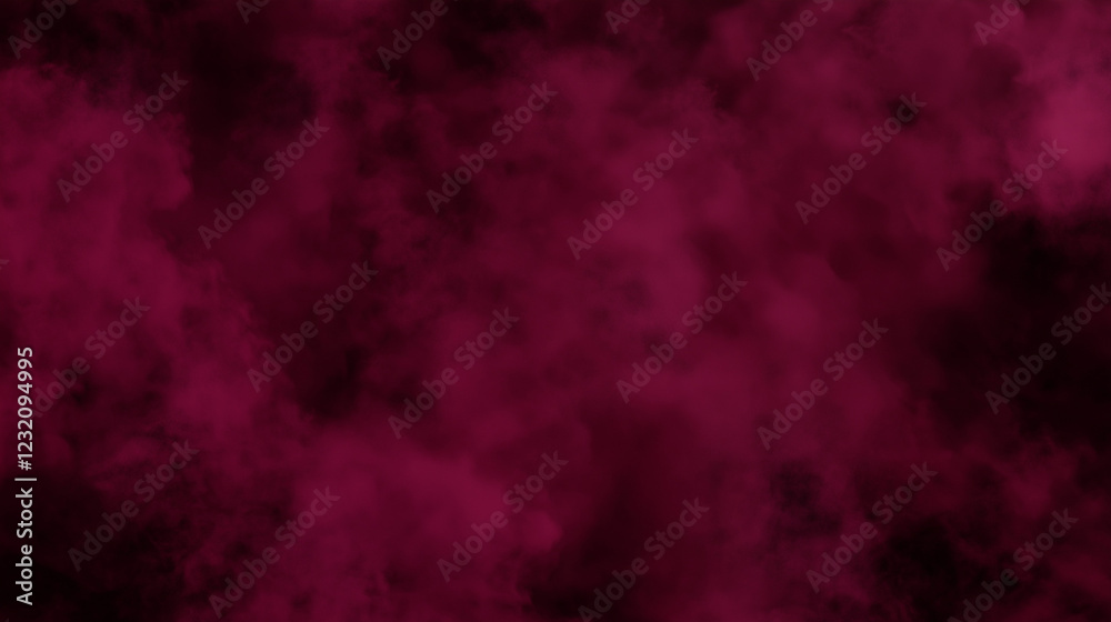 Poster dark maroon abstract background with deep organic textures blending smoke and paint effects. moody a