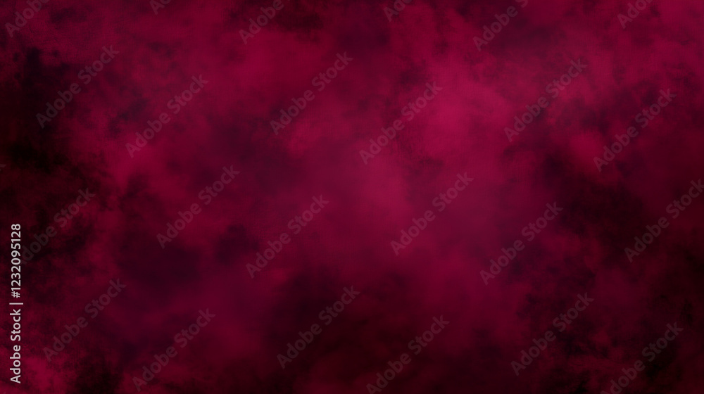 Poster dark maroon abstract background with deep organic textures blending smoke and paint effects. moody a