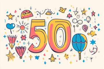 Fifty Doodle Celebration