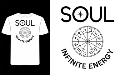 Cancer Modern Aesthetic & Fashion T-Shirt Zodiac Symbols vector clipart graphic sign