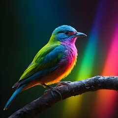 Obraz premium Birds are warm-blooded, feathered animals with wings, known for flight, chirping