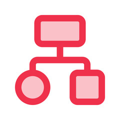 algorithm outline fill icon