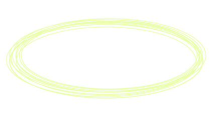 Oval line frame hand draw cream sign or marking or checking illustration for decoration pattern or creative idea