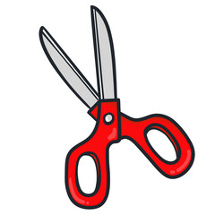 Red scissors