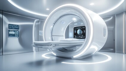 Futuristic Medical Scanner: Advanced Healthcare Technology