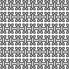 Moroccan seamless geometric arabesque pattern isolated on transparent background