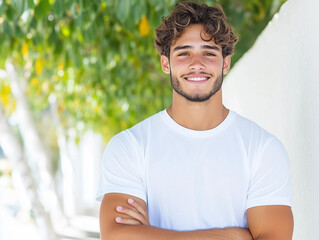 Fototapeta premium Happy young man