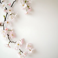 Obraz premium flowers and leaves in pictures illustrator2D