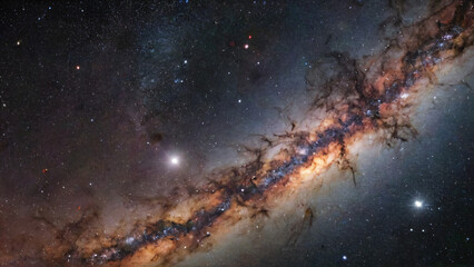 Fototapeta premium Milky Way Space Background