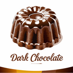 cake with chocolate