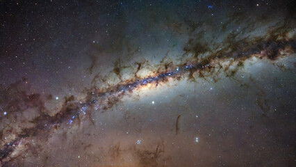 Milky Way Space Background