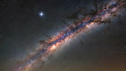 Fototapeta premium Milky Way Space Background