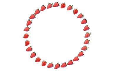 イチゴのフレーム　③