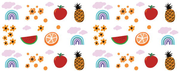 Cute symbols for additional designs themed valentine or children