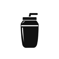 プロテインシェイカーのイラスト simple protein shaker design