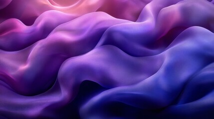 Obraz premium Smooth elegant pink and blue silk or satin luxury cloth texture background is waving and flowing