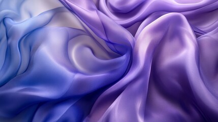 Obraz premium Smooth elegant blue and purple silk or satin luxury cloth texture background