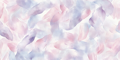 Fototapeta premium Abstract watercolor background with soft pastel hues of pink, lavender, and light blue. Gentle gradients and flowing splashes create a calm and serene atmosphere, perfect for website banners or soft