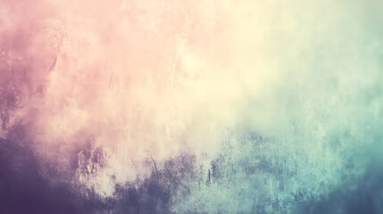 Soft pastel clouds floating through the sky, creating a peaceful and serene environment.