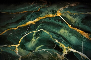 A stunning close-up photograph of a luxurious, vibrant marble slab